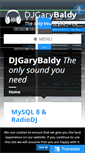 Mobile Screenshot of djgarybaldy.co.uk